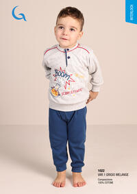 PIGIAMA NEONATO M/L 1022 Tellini S.R.L. Großhandelskleidung